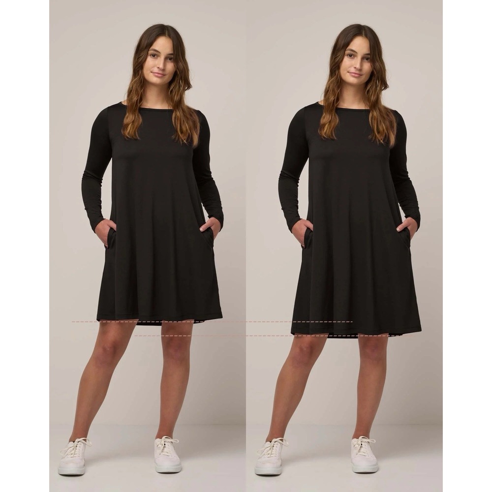 wool& rowena swing dress (legacy) Black size small
